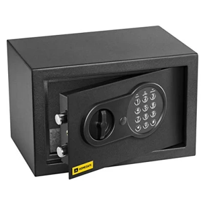 Afbeelding van Homesafe HV20E kluis met elektronisch slot, 20x31x20cm (HxWxD), Carbon Satin Black