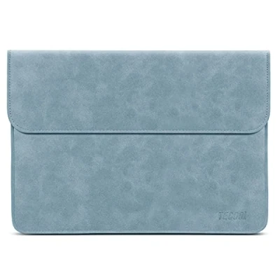 Afbeelding van TECOOL 12.3 13 Inch Laptophoes, Waterbestendige Beschermhoes Laptoptas Sleeve case cover voor 2018 2020 Macbook Air A1932/A2179, 2016 Pro 13, Surface X 7 6 5 4 3 Haze Blauw