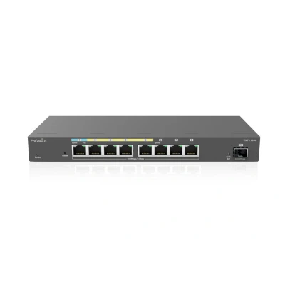 Afbeelding van EnGenius EXT1109P netwerk switch L2 Gigabit Ethernet (10/100/1000) Power over (PoE) Grijs
