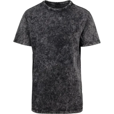 Afbeelding van Build Your Brand Acid washed Heren T shirt grijs XL