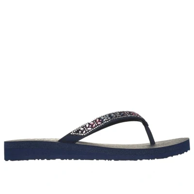 Afbeelding van Skechers Teenslippers, Dames, Maat: 36, Blue Kunststof