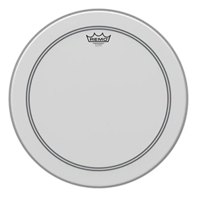 Afbeelding van Remo Drumvel Powerstroke 3 wit opgeruwd 18&quot; P3 0118 BP