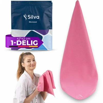 Afbeelding van Silva Microvezel Glazen Reinigingsdoek Roze