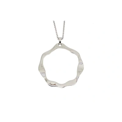Afbeelding van Edelstaal RVS hanger met lange ketting model NAOMI van nd creation