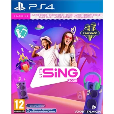 Afbeelding van Let&#039;s Sing 2025 + 2 Microfoons International Edition PS4