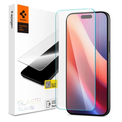 Afbeelding van 2 Pack Screenprotectors Apple iPhone 15: Spigen tR Slim (2Pack) Glas