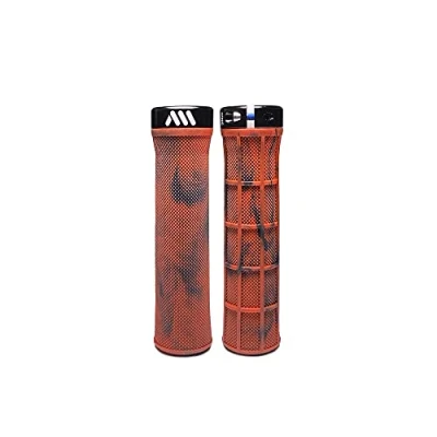 Afbeelding van All Mountain Style Lichte AMS Berm Grips voor MTB Veilige en Duurzame Grip, Geschikt Mountain, Enduro &amp; Downhill, 135mm Lengte Slechts 100g Rood Camo