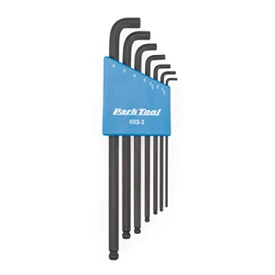 Afbeelding van Park Tool Unisex Hxs 3 stubby sleutel set gereedschap, blauw