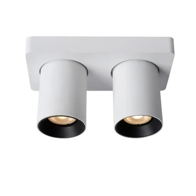 Afbeelding van Lucide Nigel Plafondlamp 2x5W Wit