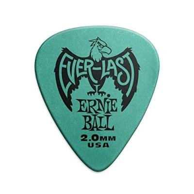 Afbeelding van Ernie Ball Plectrums Everlast Groen 2.00mm 6 stuks