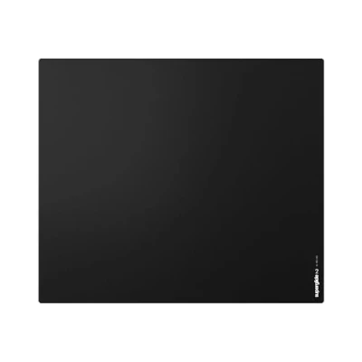Afbeelding van Pulsar Superglide glazen gaming muismat v2 ALUMINO silicaatglas oppervlak antislip volledig gegoten hoge dichtheid siliconenrubber 49 x 41,9 cm (XL, zwart)
