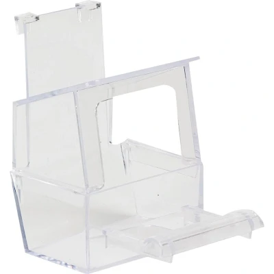Afbeelding van Flamingo Vogelaccessoire Voerbakje Transparant 6 x 8 9 cm