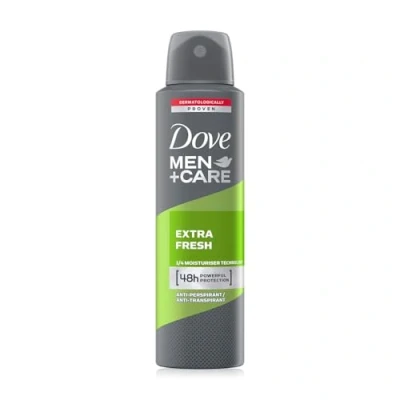 Afbeelding van Dove Men + Care Extra Fresh Deodorant Spray 150 ml (set van 6)