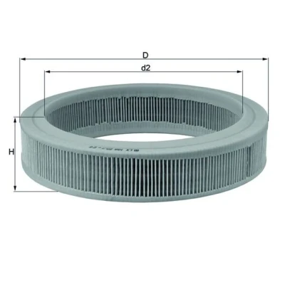 Afbeelding van Mahle Original Luchtfilter LX 108