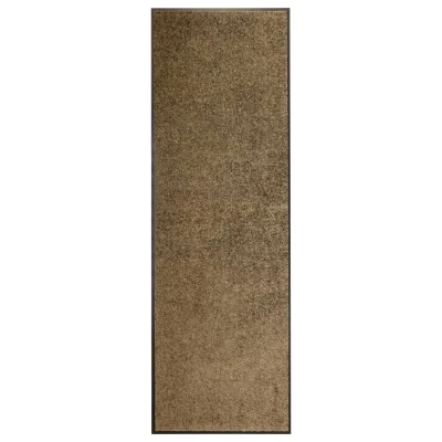 Afbeelding van Deurmat wasbaar 60x180 cm bruin