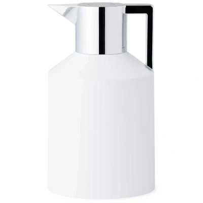 Afbeelding van Normann Copenhagen Geo Vacuum Thermoskan 1,5 Wit/zilver