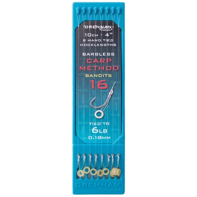 Afbeelding van Drennan Method Bandit Hook Plate System 4&quot; 10cm Haak 16 0.16mm 6 LB