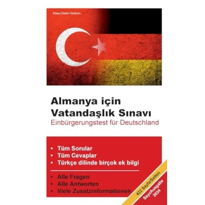 Afbeelding van Almanya icin Vatandaslik Sinavi: Einbürgerungstest für Deutschland