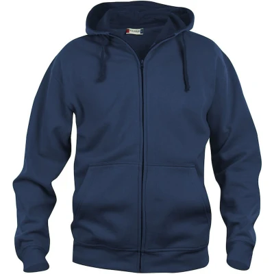 Afbeelding van Clique Basic Hoody Full Zip 021034 Dark Navy L