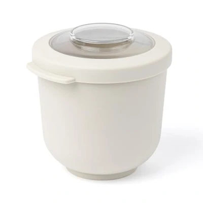 Afbeelding van Amuse Tylla Oat Life Bowl Lunchbox Perfect Afsluitbare Verhouddoos Voor onderweg Vaatwas, magnetron, en diepvriesbestendig Lichtgrijs 500 ml