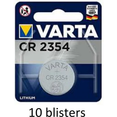 Afbeelding van Varta CR2354 Lithium knoopcel batterij 3V 10 stuks