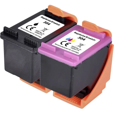 Afbeelding van Renkforce Inktcartridge vervangt HP 304, 3JB05AE, N9K06AE, N9K05AE Compatibel Combipack Zwart, Cyaan, Magenta, Geel RF 5628894