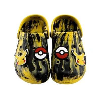 Afbeelding van Pokémon Jongensschoenen, Pikachu Jongensklompen, Zomerse Kinderschoenen, Geel Maat 29