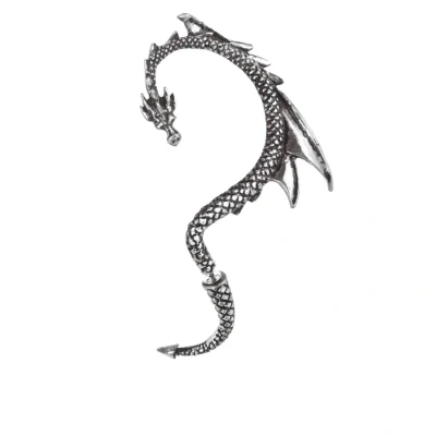 Afbeelding van Alchemy THE DRAGON&#039;S LURE (LEFT EAR) Oor wrap Linkeroor Zilverkleurig