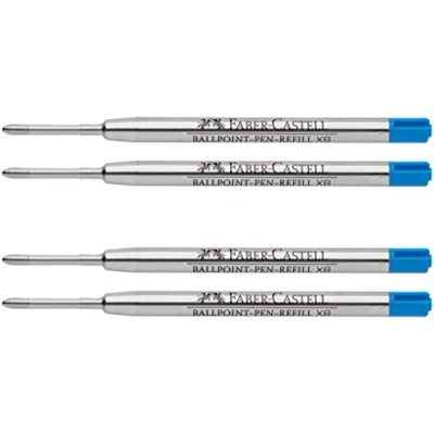 Afbeelding van Faber Castell Balpenvulling (4 stuks, extra breed blauw)