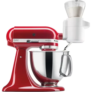 Afbeelding van KitchenAid Accessoires 5KSMSFTA zeef en weegschaal voor keukenmachine meel, poedersuiker of cacaopoeder digitale keukenweegschaal