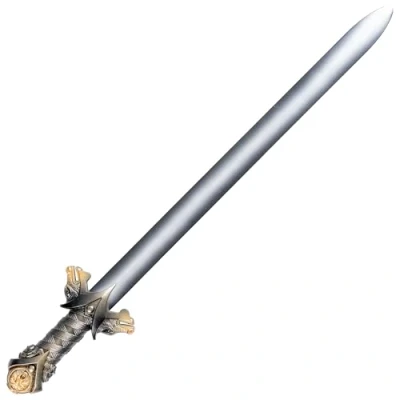 Afbeelding van Bristol Novelty BA851 Ancient Knight Sword 1 stuk Veelkleurig 63 cm x 11 2,5 cm, jongens, veelkleurig, één maat