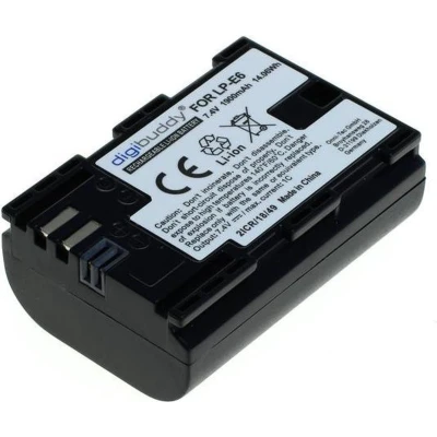 Afbeelding van A Merk Digibuddy Accu Batterij Canon LP E6 / E6N 1900mAh