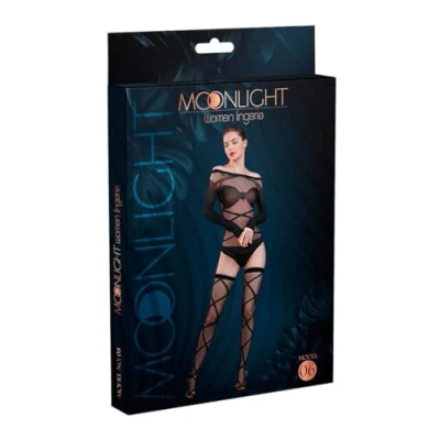 Afbeelding van Body and Stockings Model 06 One Size Black
