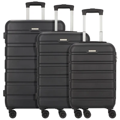 Afbeelding van Worldpack Phoenix 4 wielen Kofferset 3 delig Harde bagage Combinatieslot schwarz