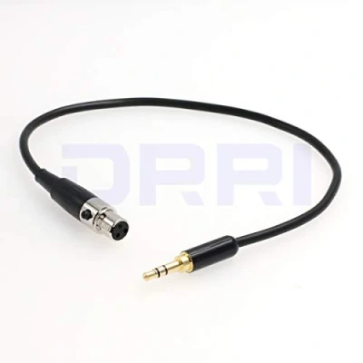 Afbeelding van DRRI 3Pin Mini XLR Vrouwelijk naar 3.5mm TRS Mannelijke Pro Revers Mic Audio Kabel (15CM)