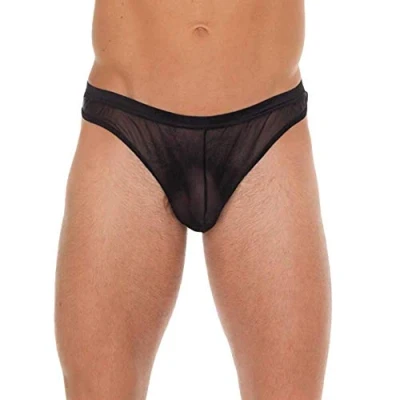Afbeelding van Amorable by Rimba Erotische String Doorzichtige Rode Slip voor Mannen Heren Tanga Polyamide One Size
