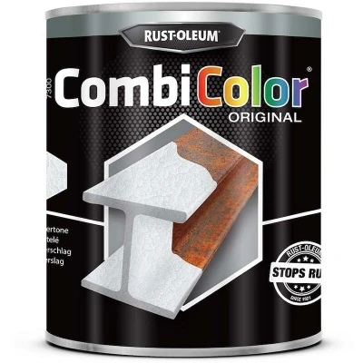 Afbeelding van rust oleum combicolor original hamerslag wit 750 ml