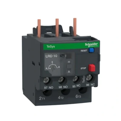 Afbeelding van Schneider LRD10 motorbeschermingsrelais, 4 6A, 1S + 1Ö, klasse 10A