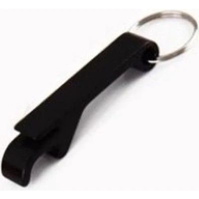 Afbeelding van Bier Sleutelhanger Bieropener Beer Opener Flesopener Keychain Zwart