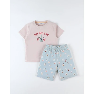 Afbeelding van Noukie&#039;s Pyjama Zomer Tyger Katoen 2 jaar 92
