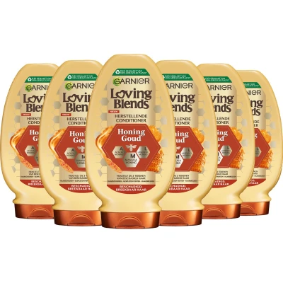 Afbeelding van 6x Garnier Loving Blends Honing Goud Conditioner 250 ml