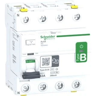 Afbeelding van Schneider electric acti 9 aardlekschakelaar 63a 300ma onmiddelijk type b si a9z64463
