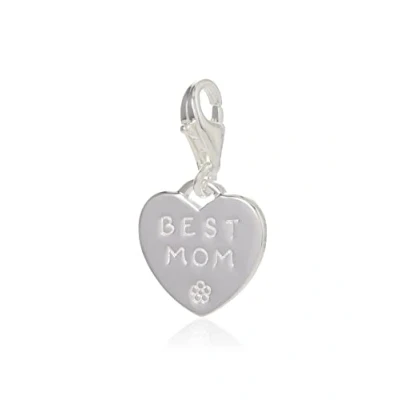 Afbeelding van Thomas Sabo Dames bedelhanger Beste Mom Charm Club 925 sterling zilver 0821 001 12, Zilver, Geen edelsteen