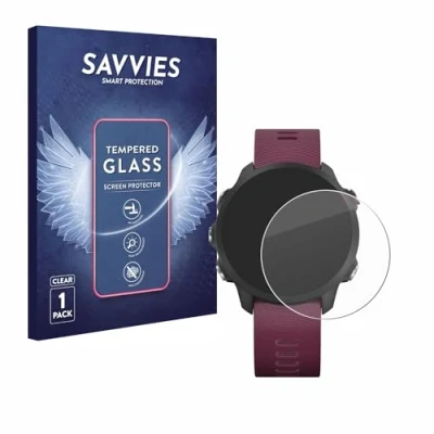 Afbeelding van Savvies Tempered Glass Screen Protector voor Garmin Forerunner 245/245 Music / 45 9H Gehard Glas Scherm Beschermer