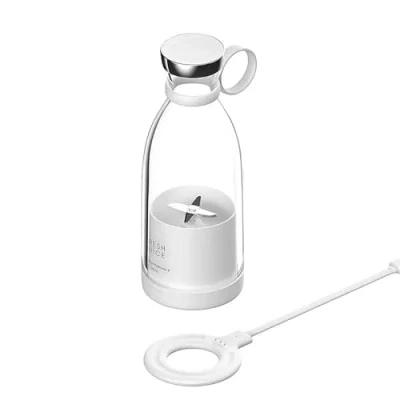 Afbeelding van JUCIFY Draagbare scooter, mini blender voor persoonlijke sappen met zes 3D messen, thuis, kantoor/buiten