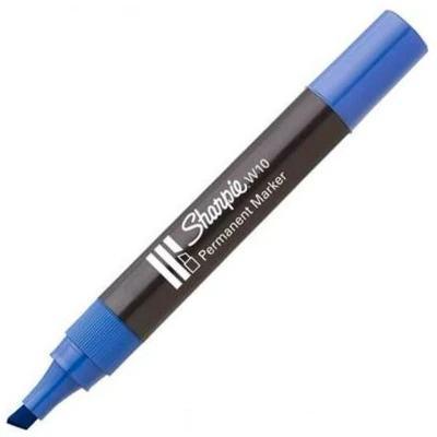 Afbeelding van Permanente markeerstift Sharpie W10 Blauw 12 Onderdelen