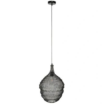 Afbeelding van Puur Mysen hanglamp M 37 cm zwart IJzer