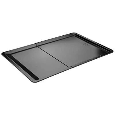 Afbeelding van Dr. Oetker Bak en koekjesplaat verstelbaar 37 52 cm TRADITION, ovenbakplaat met antiaanbaklaag, rechthoekige taartplaat uitstekende warmtegeleiding (kleur: zwart), hoeveelheid: 1 stuk