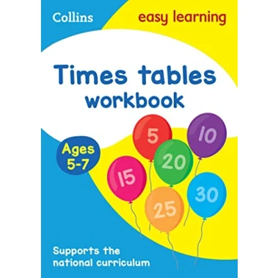 Afbeelding van Collins Easy Learning Age 5 7 ― Times Tables Workbook Ages 7: New Edition: Ideal for Home