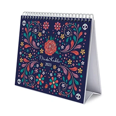 Afbeelding van Grupo Erik CS23008 Kalender 2023 Frida Kahlo Bureaukalender 12 maanden met fsc certificaat